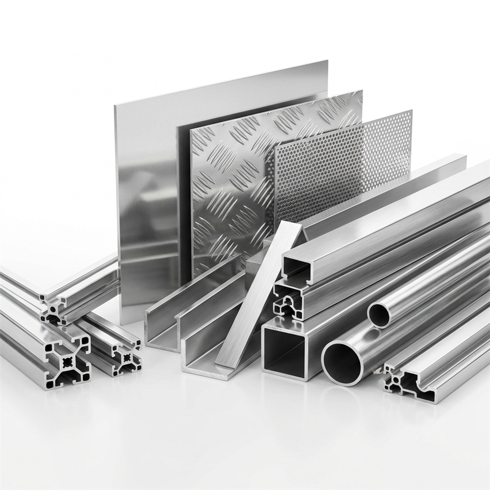 Siab -Kev Ua Haujlwm 6061 Txhuas Txhuas Txhuas Txheej Txheem Extrusion Profile