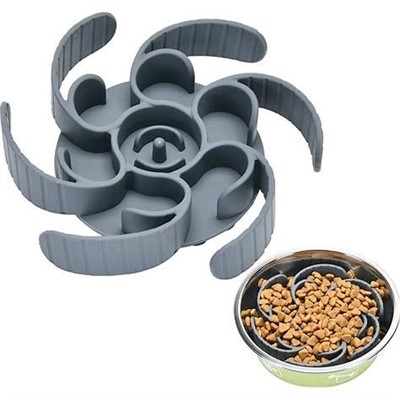 Adjustable Slow Feeder Dog Bowl Insert